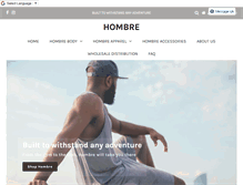 Tablet Screenshot of hombre.com